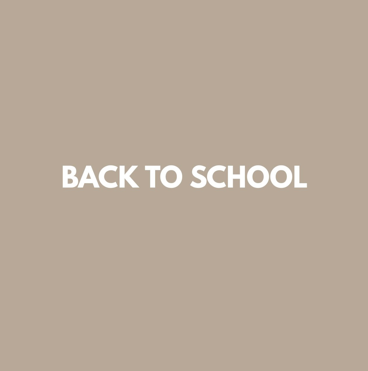 Back to school
