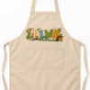 Apron الاسم تطريز
