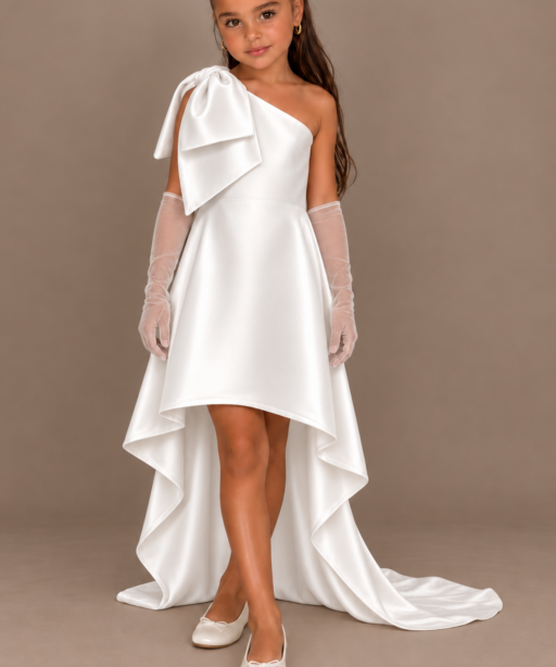 Dress with bow